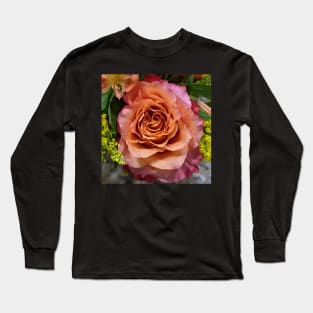 Rose in Bouquet Photographic Image Long Sleeve T-Shirt